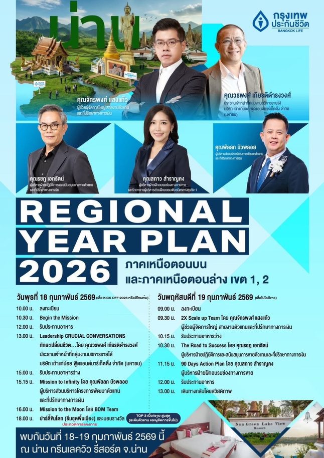 โปสเตอร์ Regional Year Plan 2026